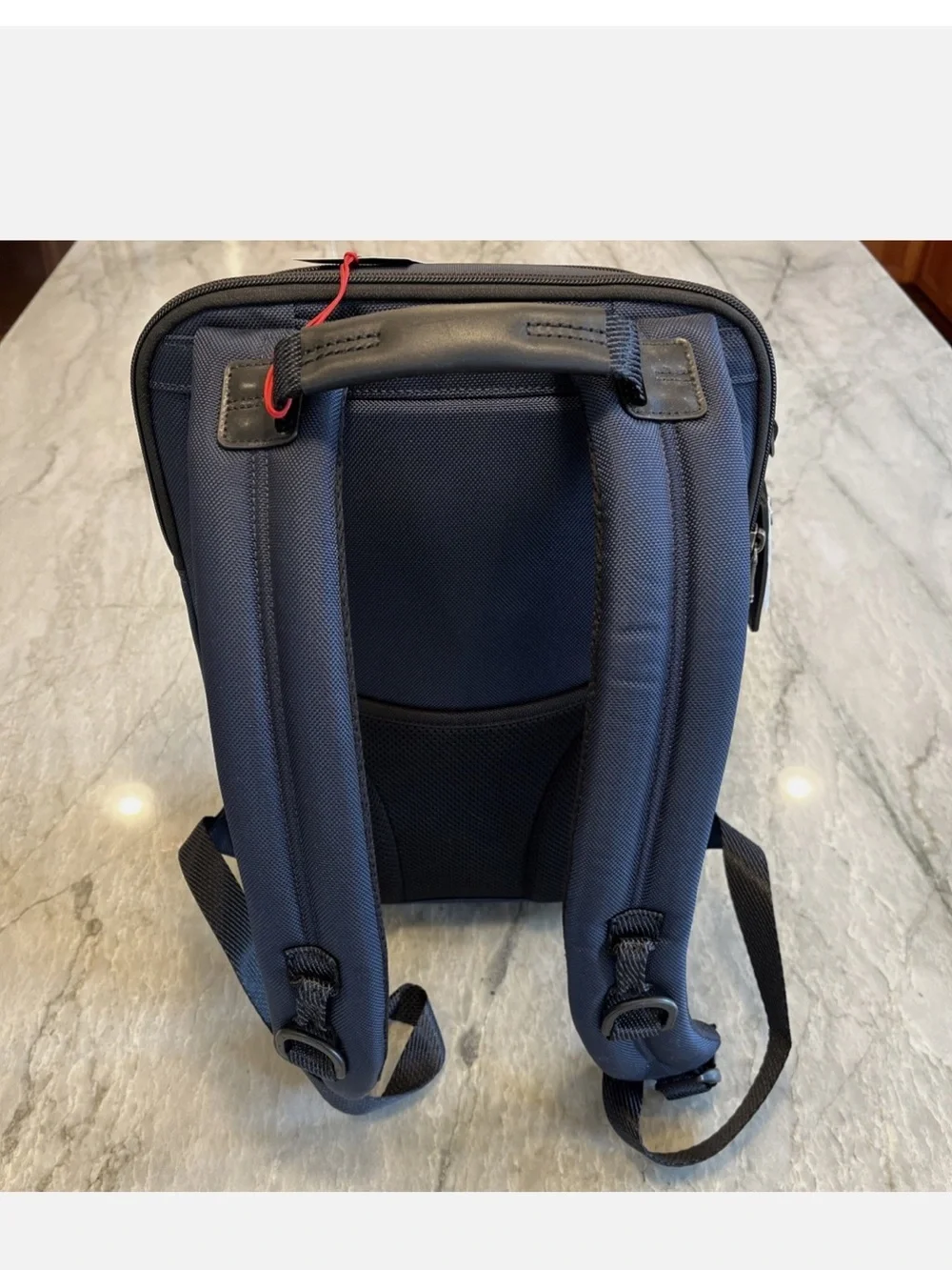 Tumi Navy Ballistic Nylon Laptop Backpack